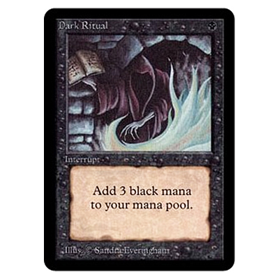 MTG LEA 暗黒の儀式/Dark Ritual (英)