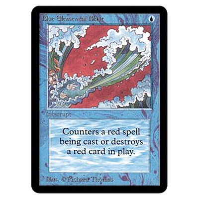 MTG LEA 青霊破/Blue Elemental Blast (英)