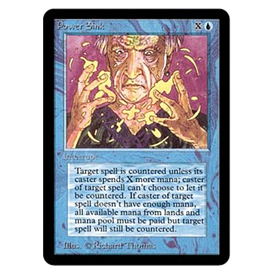MTG LEA 魔力消沈/Power Sink (英)