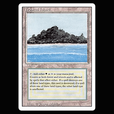 MTG 3ED Tropical Island (英)