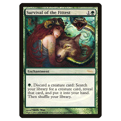 MTG プロモ ジャッジ褒賞 適者生存/Survival of the Fittest （英） Foil