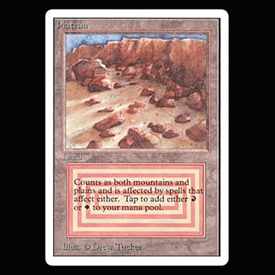 MTG 2ED Plateau （英）