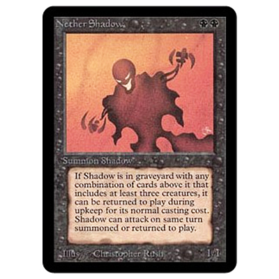 MTG LEA 冥界の影/Nether Shadow (英)