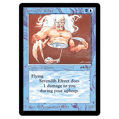 MTG ARN セレンディブのイフリート/Serendib Efreet (英)