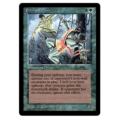 MTG ARN アーナム・ジン/Erhnam Djinn (英)