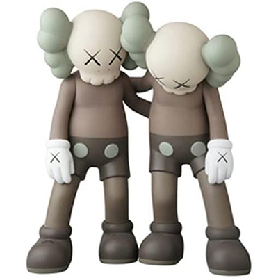 ALONG THE WAY BROWN OPEN EDITION KAWS MEDICOM TOY