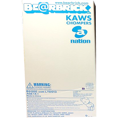 CHOMPERS BE＠RBRICK 1000% a-nation限定 KAWS メディコム・トイ