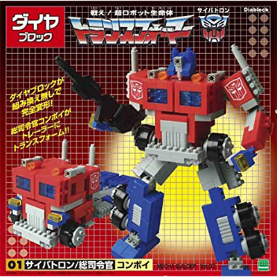 コンボイ トランスフォーマー ダイヤブロック カワダ