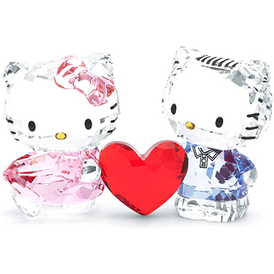 ハローキティ＆ディアダニエル 置物 SWAROVSKI