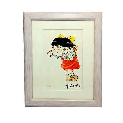 ねこ娘 水木しげる版画展 ゲゲゲの鬼太郎 複製原画 水木しげる