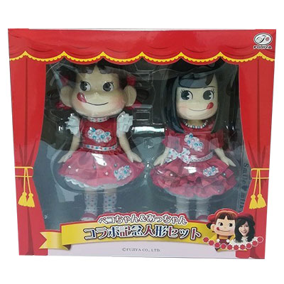 A賞 ペコちゃん&あっちゃん コラボ記念人形セット 当選品 不二家