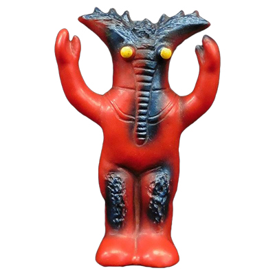 パレール星人 オリジナル怪獣 マルサン ソフビ 指人形