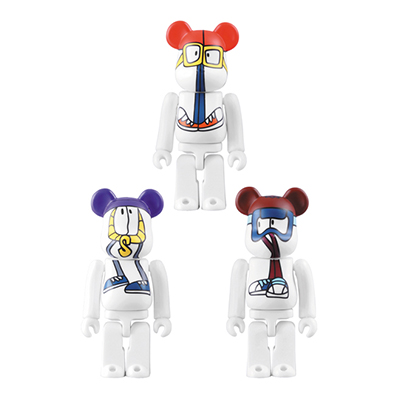 BE＠RBRICK No.000S/R STUSSY × REAS 3色 メディコム・トイ