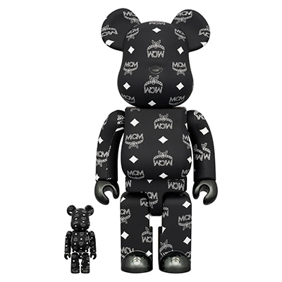BE@RBRICK MCM BLACK Ver. 100％ & 400％ メディコム・トイ
