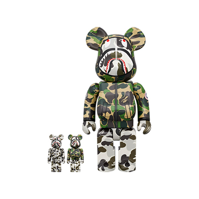 BE@RBRICK BAPE(R) × CANADA GOOSE SHARK 100％ & 400％