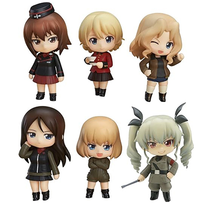 ガールズ＆パンツァー 他校代表Ver 全6種 BOX ねんどろいどぷち グッドスマイルカンパニー