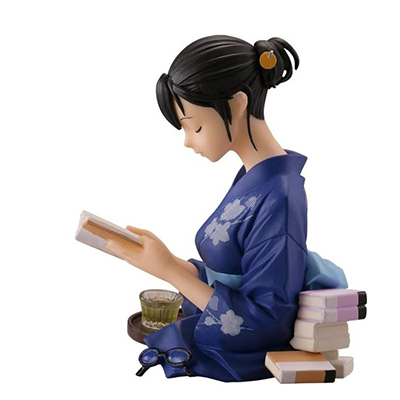 夏の横顔 ビブリア古書堂の事件手帖 栞子さん表紙画胸像集 カプセルQフロイライン 海洋堂