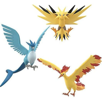 フリーザー＆サンダー＆ファイヤー カントー地方 ポケモンスケールワールド プレバン・ポケセン限定