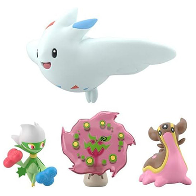 ロズレイド＆トリトドン＆ミカルゲ＆トゲキッス シンオウ地方 ポケモンスケールワールド PB限定