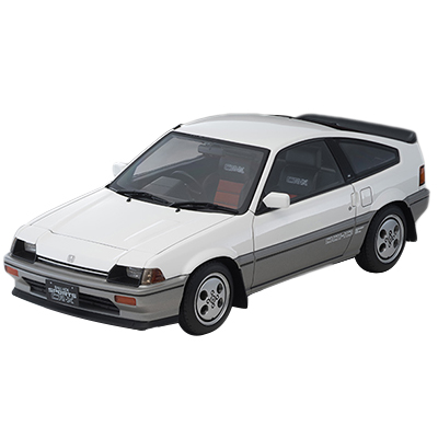ホンダ バラードスポーツ CR-X Si 白グレー イグニッションモデル×トミーテック 1/18