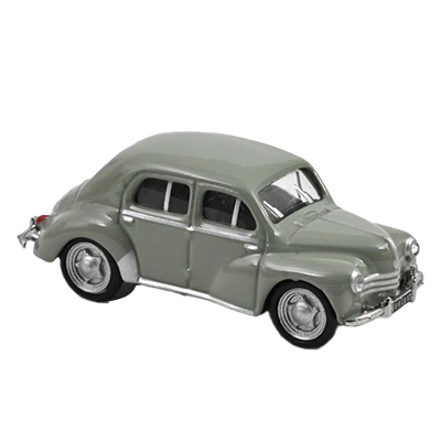 ルノー 4CV 1955 パステルグレー ノレブ  1/87