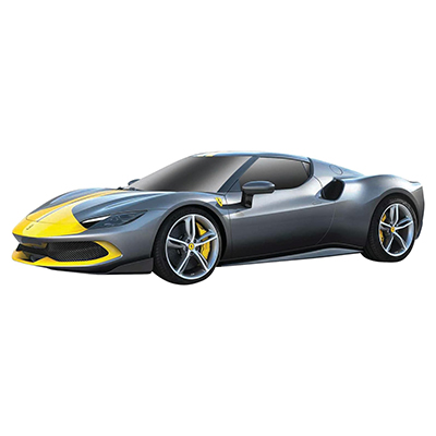 296GTB フェラーリ アセットフィオラノ グレー・イエロー ブラーゴ 1/18