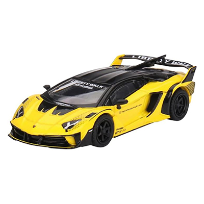 LBアヴェンタドール GT EVO ランボルギーニ 左ハンドル イエロー MINI GT TSM 1/64