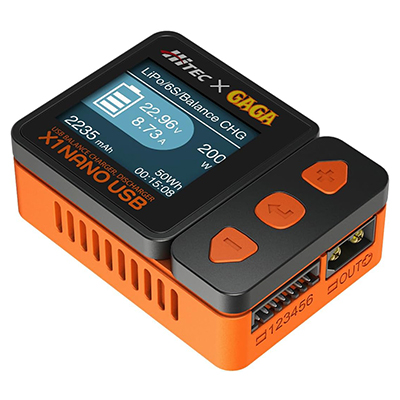 X1 NANO USB ブラックバージョン ハイテック USBバランス充・放電器