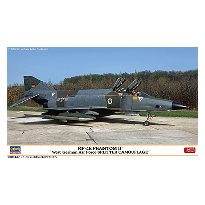 RF-4E ファントム II 西ドイツ空軍 スプリッター迷彩 02445 ハセガワ 1/72