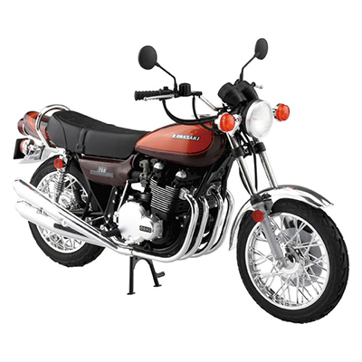 カワサキ Z2 750RS '73 カスタムパーツ付き ザ・バイク No.43 アオシマ 1/12