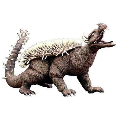 アンギラス ゴジラの逆襲 ソフビキット復刻版 海洋堂 1/250