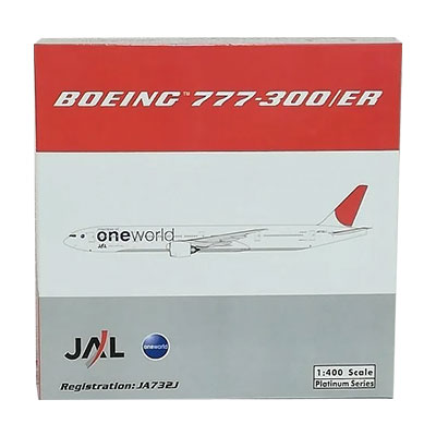 ボーイング 777-300/ER JAL one world JA732J フェニックス 1/400