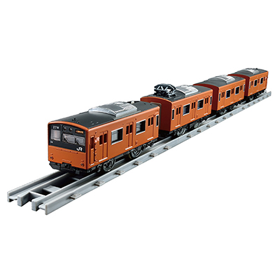 201系通勤電車 JR西日本・オレンジ プラレール リアルクラス 4両編成 タカラトミー