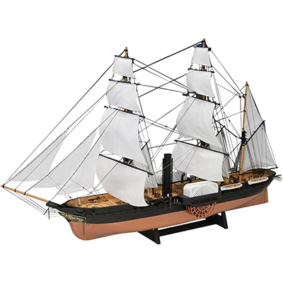 黒船 サスケハナ 展帆タイプ 木製帆船模型 ウッディジョー 1/120