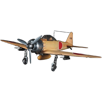 零戦 零式艦上戦闘機 52丙型 木製模型キット 35146 ウッディジョー 1/24