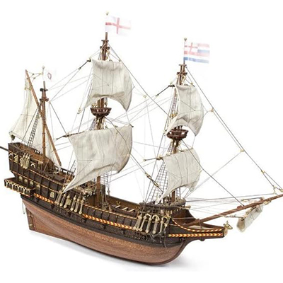 ゴールデンハインド 木製帆船キット 入門用 OC12003 アークレー OcCre 1/85