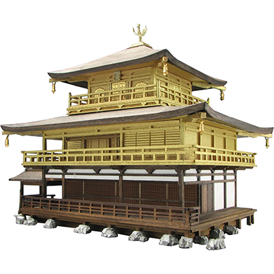 鹿苑寺 金閣 木製建築模型 KOB10-8 小林工芸 1/100