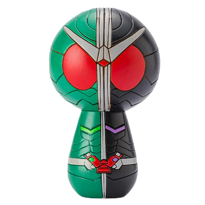 仮面ライダーこけし W（ダブル） by 卯三郎こけし 仮面ライダークウガ ヒキダシストア