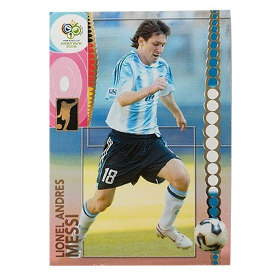 リオネル メッシ No.47 PANINI FIFAワールドカップ GERMANY 2006 当時物