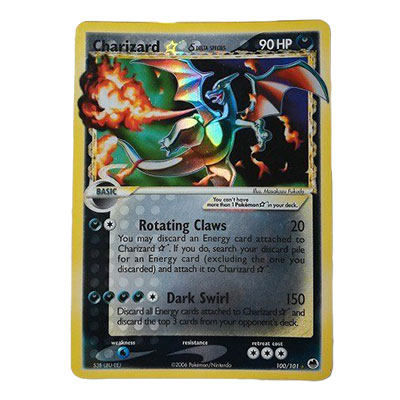 Charizard Star リザードン 100／101 英語版 デルタ種 EXドラゴンフロンティア