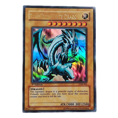 青眼の白龍 LOB-001 アジア版 ウルトラレア 1st Edition 遊戯王