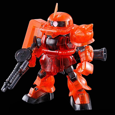 シャア専用ザクII クロスシルエットフレームVer. クリアカラー SDガンダムクロスシルエット